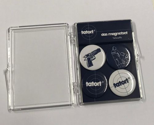 Tatort Magnet-Set Tatwaffe